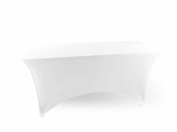 MANTEL SPANDEX PARA MESA RECTANGULAR ARCO MEDIO 152 CM